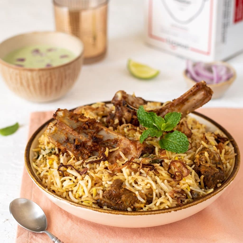 Alfa Biriyani's Mutton Biriyani