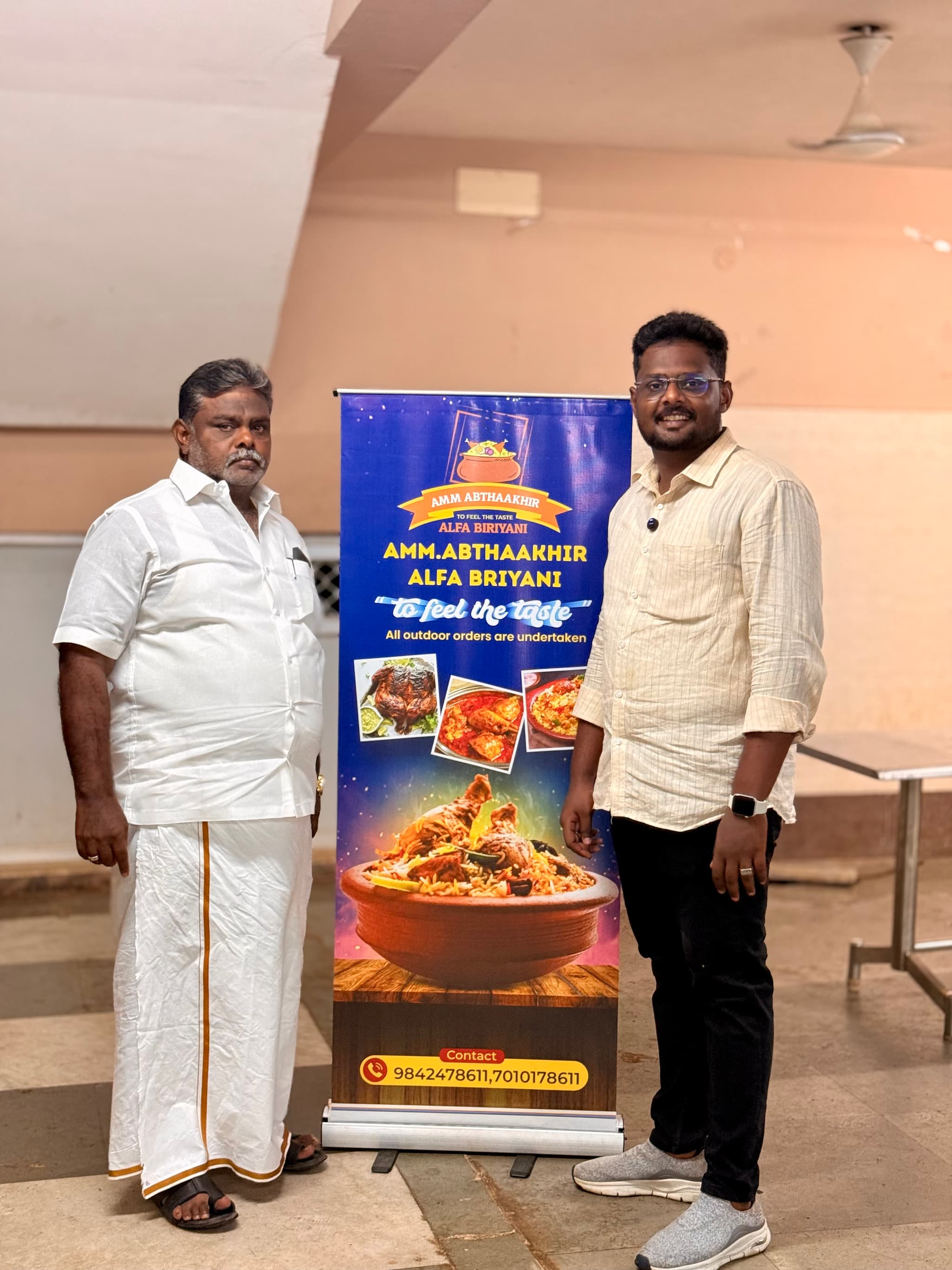 Alfa Briyani Founder and CEO